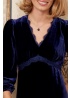 Aspiga | Lorna Navy Velvet Dress