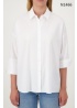 Just White | Pleat Back Shirt