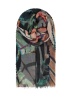 Ombre | Leaf Print Scarf