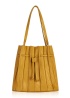 CPW | Pleated Handbag Mustard Leather