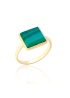 Spoke | Malachite Square Ring