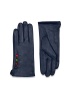 CPW | Button Detail Gloves Navy Leather