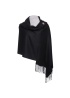 Zelly | Cashmere Blend Pashmina Black