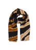 Zelly | Black Abstract Animal Print Scarf