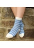 Zelly | Stripe Socks Blue