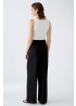 Oui | Wide Leg Black Trousers