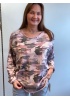 Lulu | Pink Camouflage Sweat Top