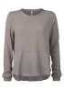 Yaya | Fabric Mixed Blouse