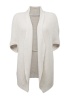 Yaya | Ribbed Panelling Cardigan
