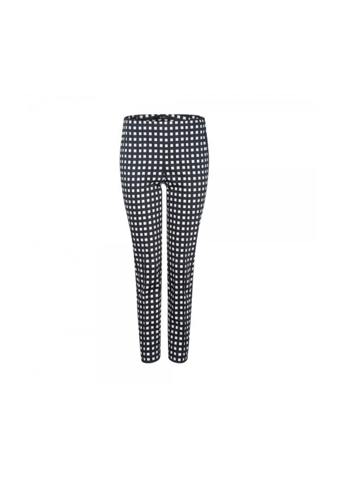 Oui | Fitted Check Trousers