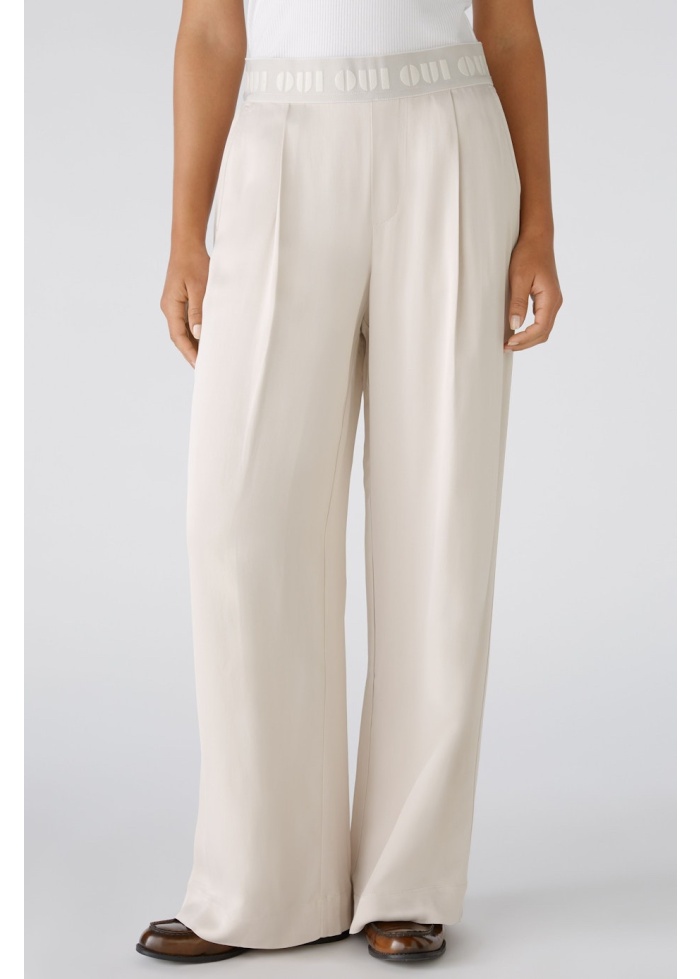 Oui | Silky Trousers