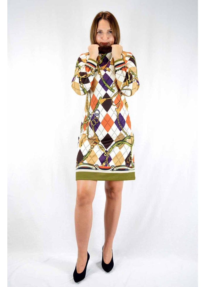 AnaAlcazar | Fur Collar Dress