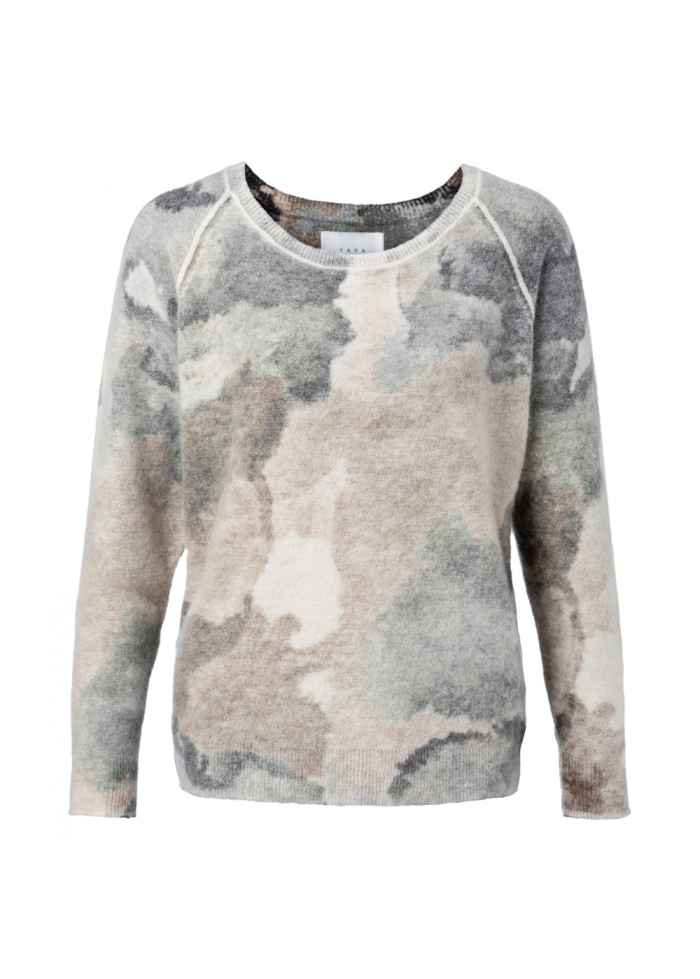 Yaya | Printed Sweater