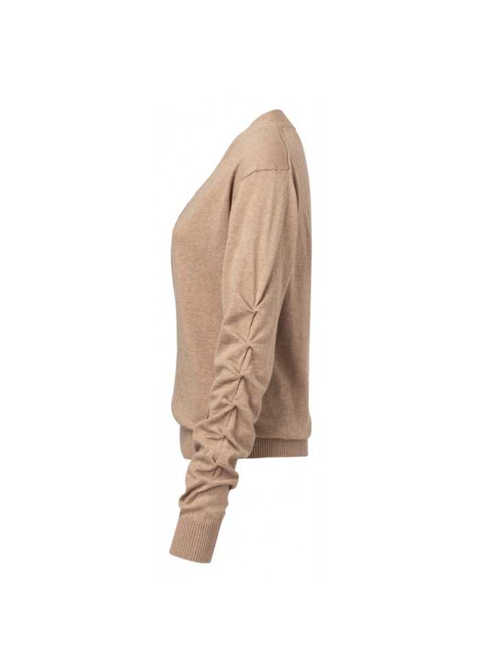 Yaya | Ruched Sleeved Sweater