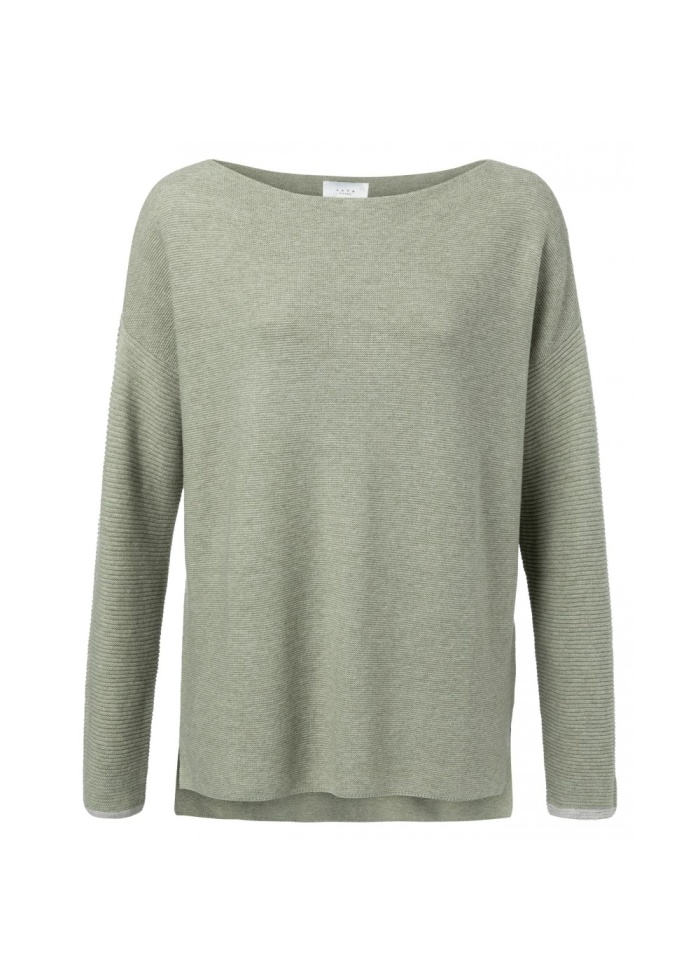 Yaya | Ribbed Cotton Sweater