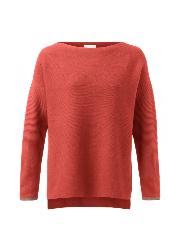 Yaya | Ribbed Cotton Sweater
