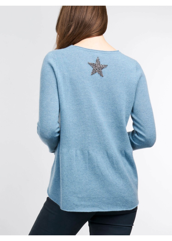 Repeat | Cashmere Peplum Sweater