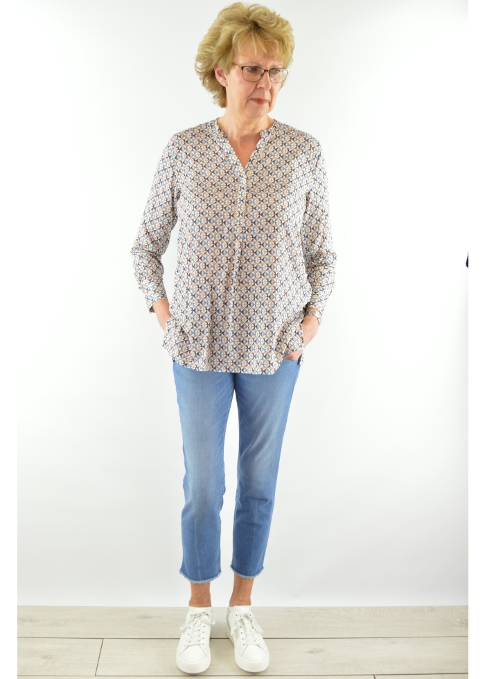 Milano | Geometric Blouse