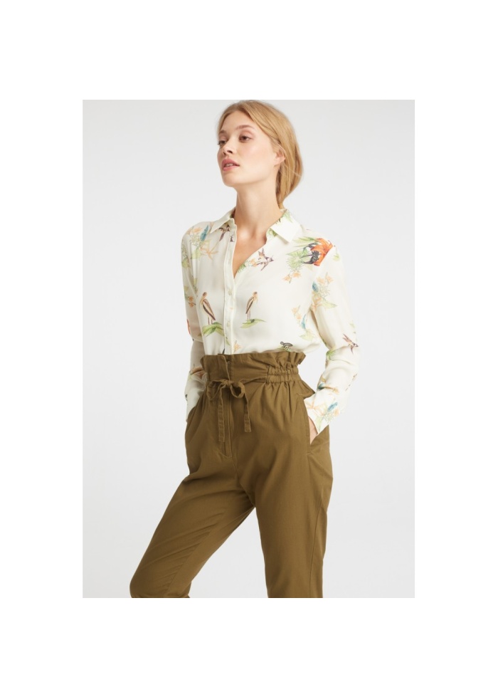 Yaya | Wild Animal Print Blouse