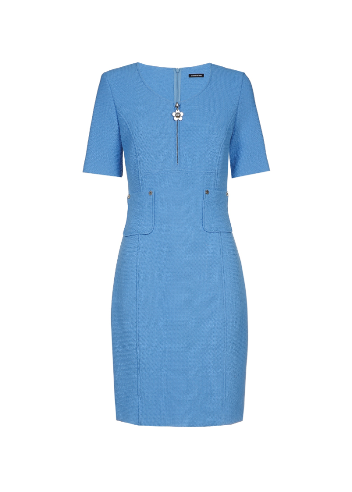 CarolineBiss | Daisy Zip Dress