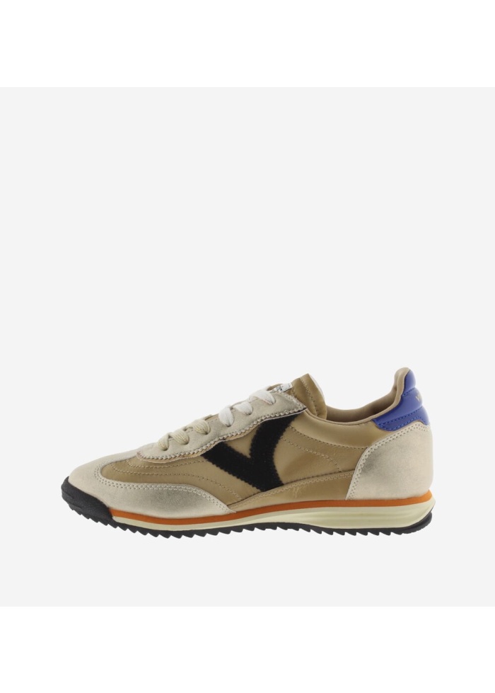 Victoria | Saturno Metallic Trainers