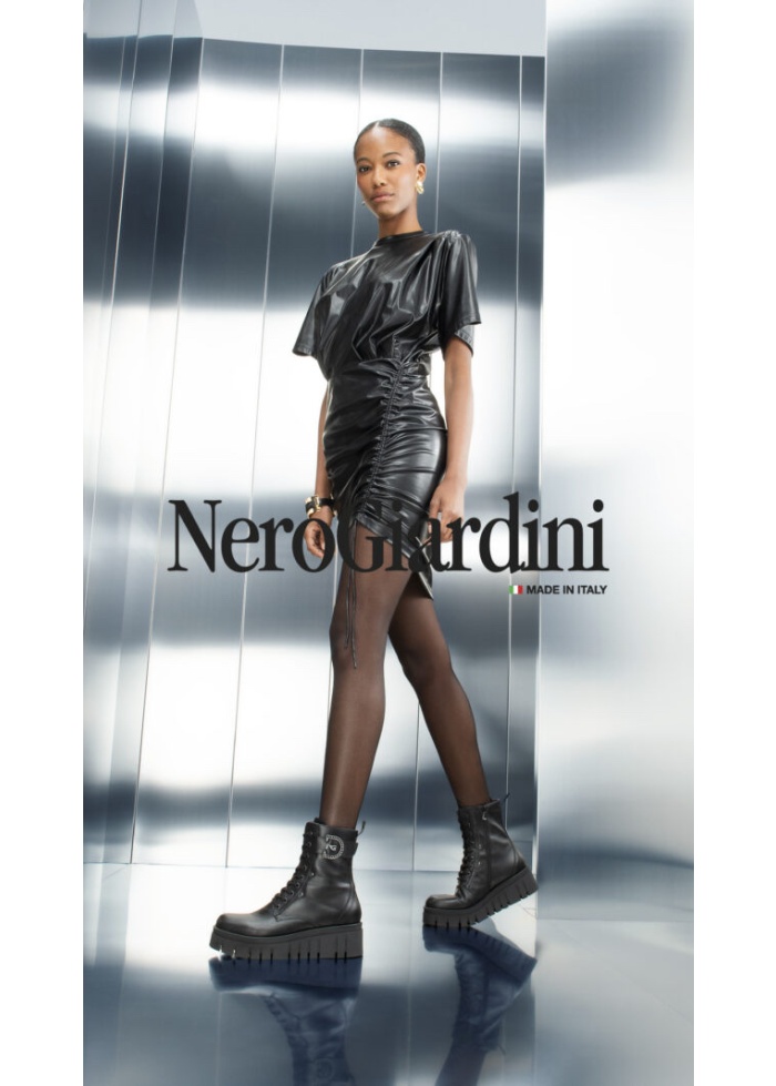 NeroGiardini | Lace-Up Black Boots