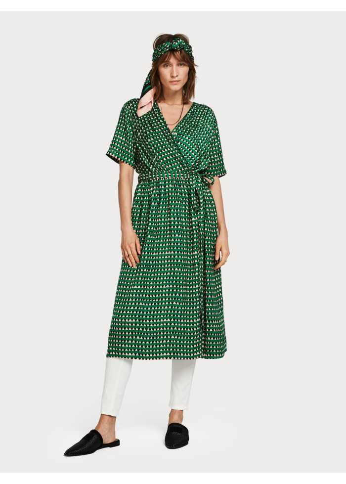 Maison Scotch | Printed Wrap Dress