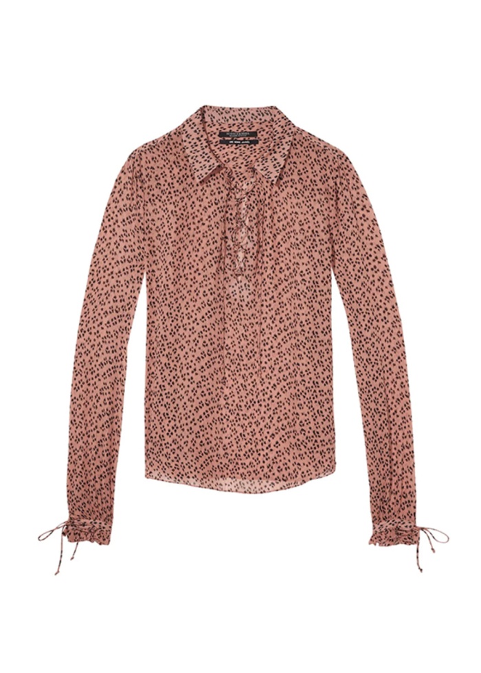 Maison Scotch | Sheer Printed Blouse