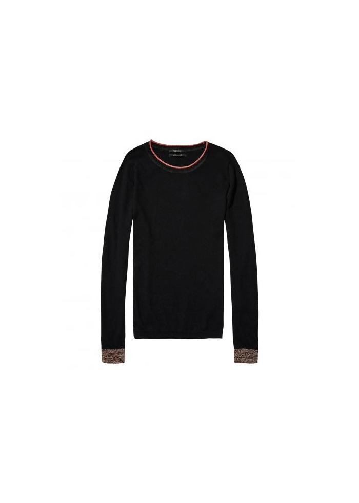 Maison Scotch | Lurex Trim Jumper
