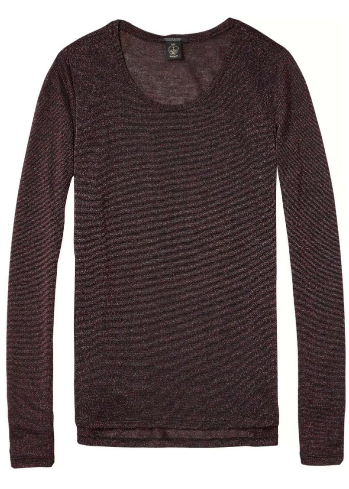 Maison Scotch | Basic Long Sleeve T-Shirt