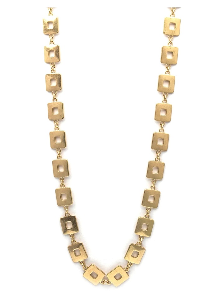 Envy | Gold Square Link Necklace