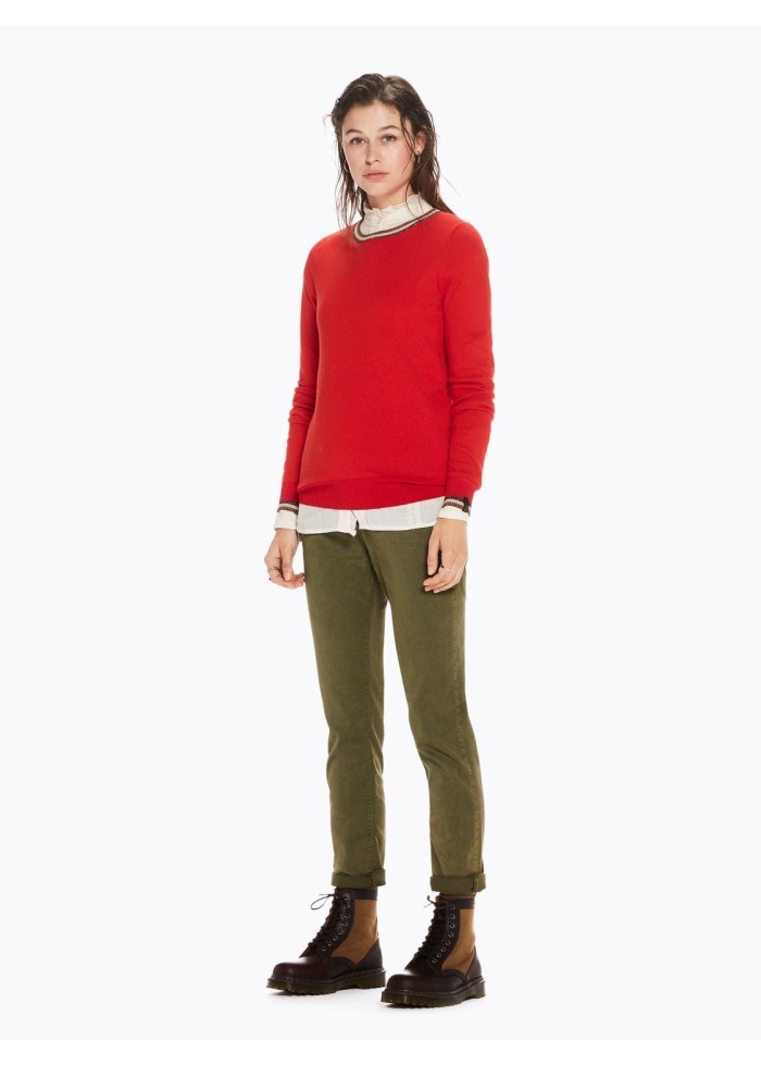 Maison Scotch | Basic Rib Pullover