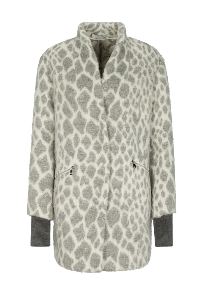 Oui | Leopard Coat