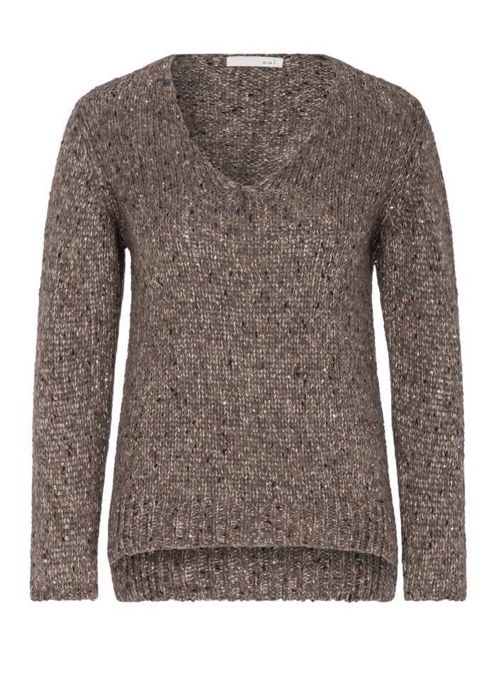 Oui | V-Neck Jumper