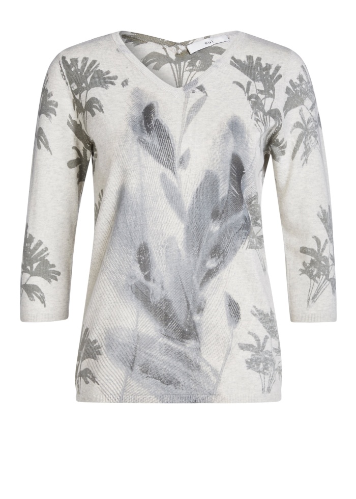 Oui | Printed Jumper