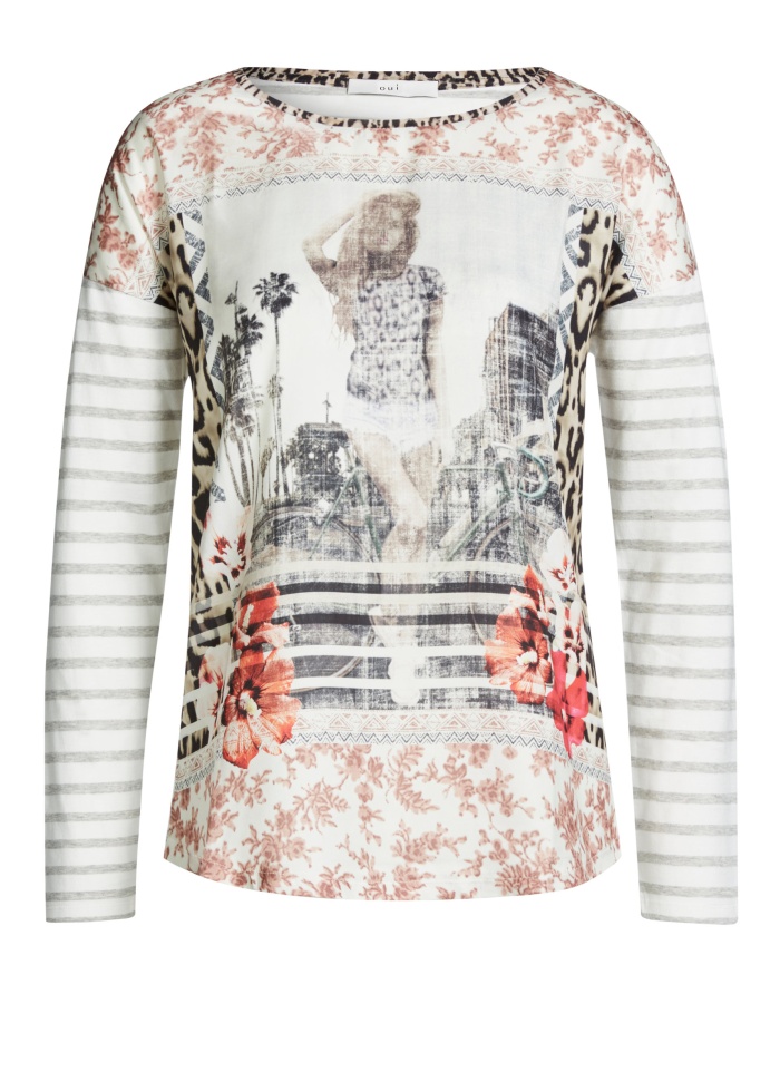Oui | Printed Top
