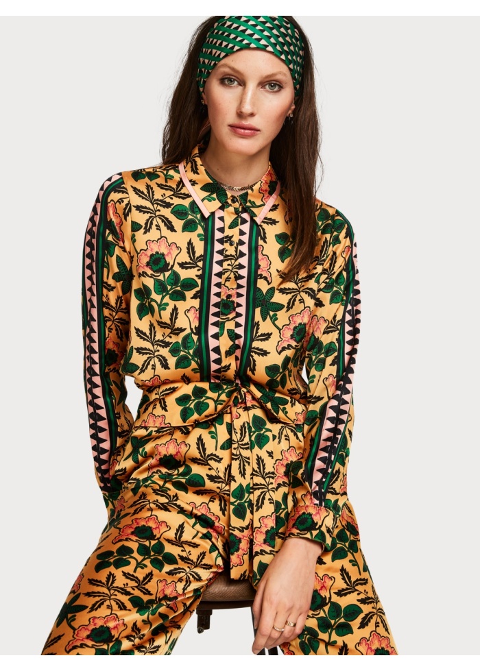 Maison Scotch | Mixed Print Shirt