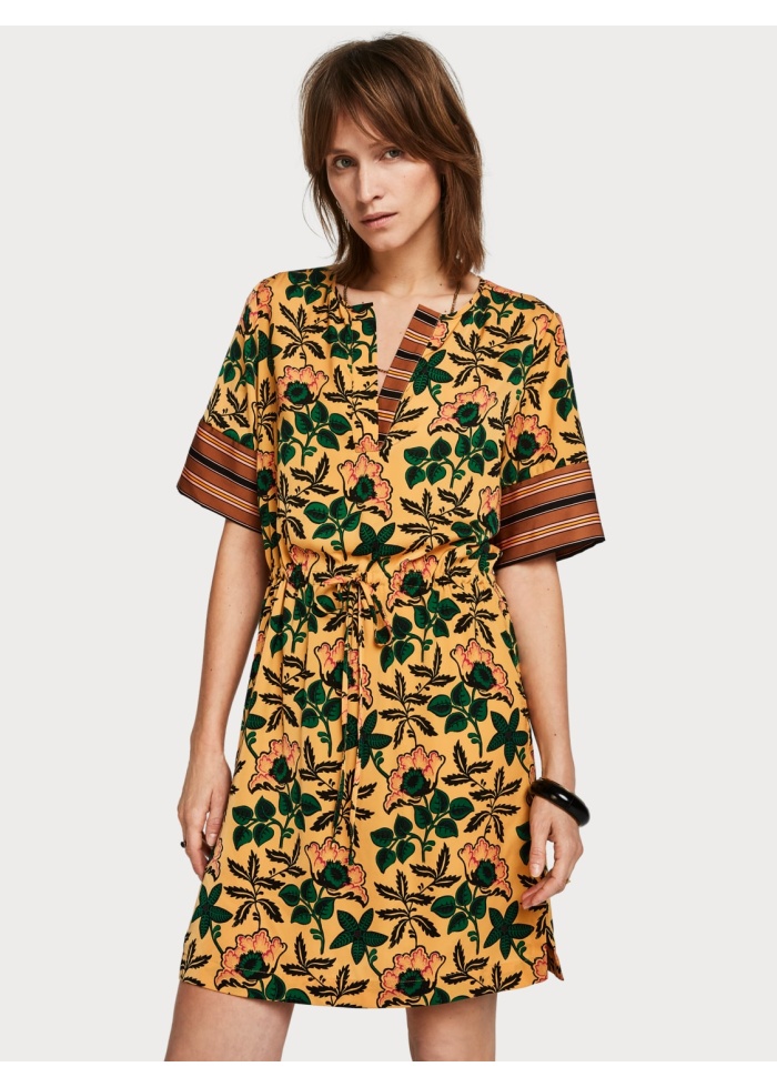 Maison Scotch | Silky Mixed Print Dress