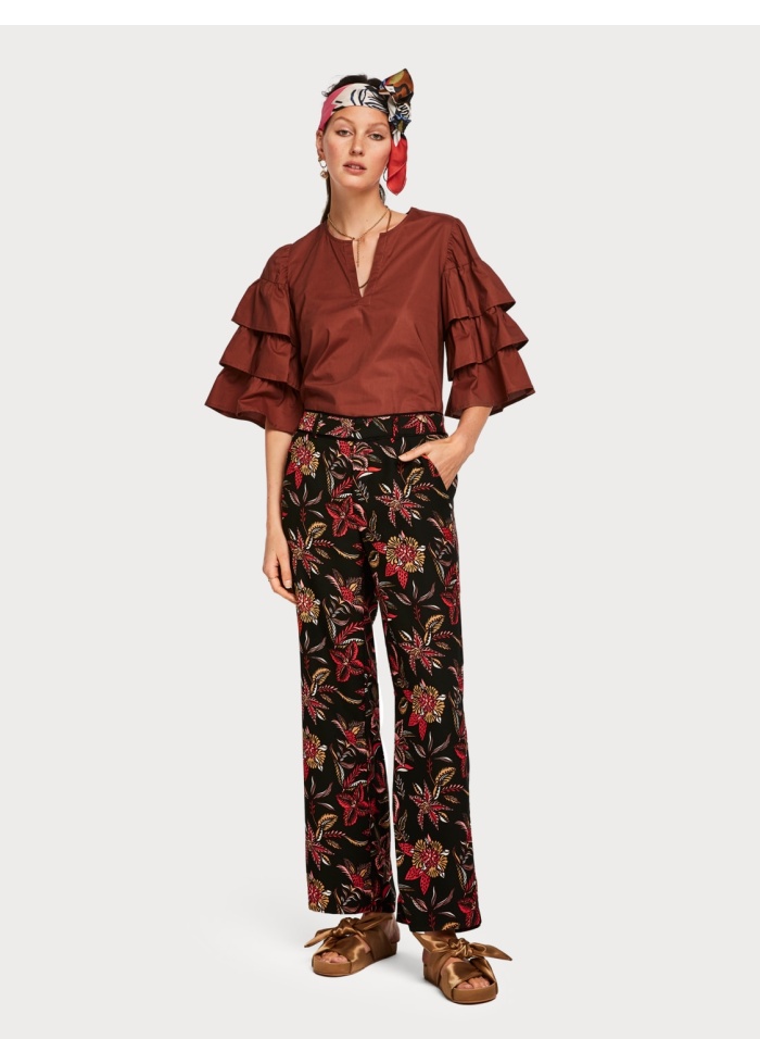 Maison Scotch | Wide Leg Trousers