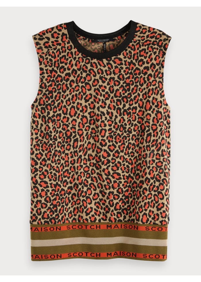 Maison Scotch | Ribbed Hem Tank Top