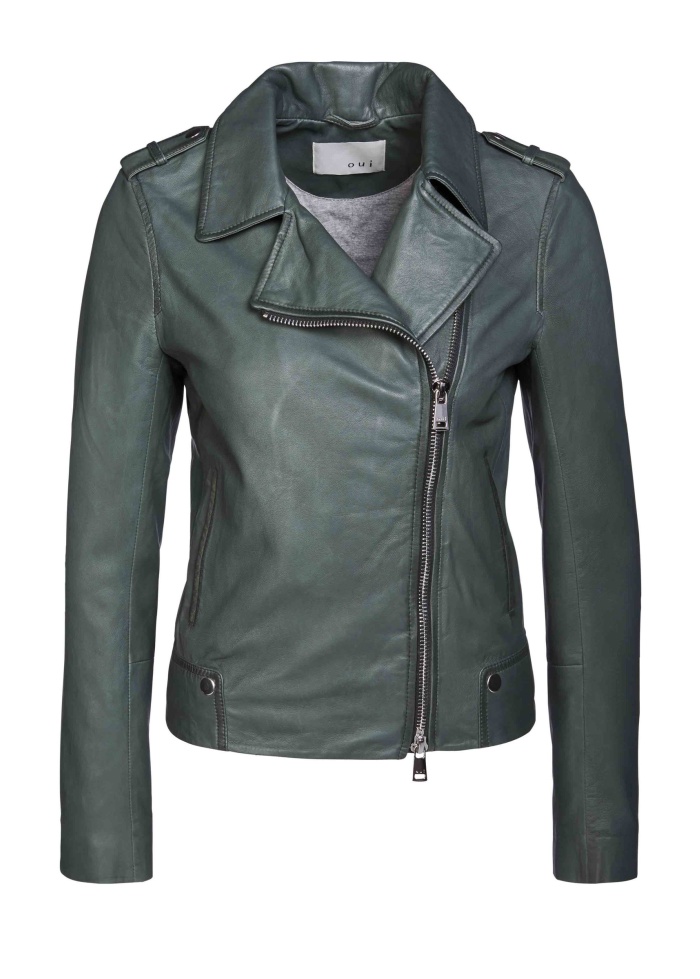 Oui | Liberty Leather Jacket