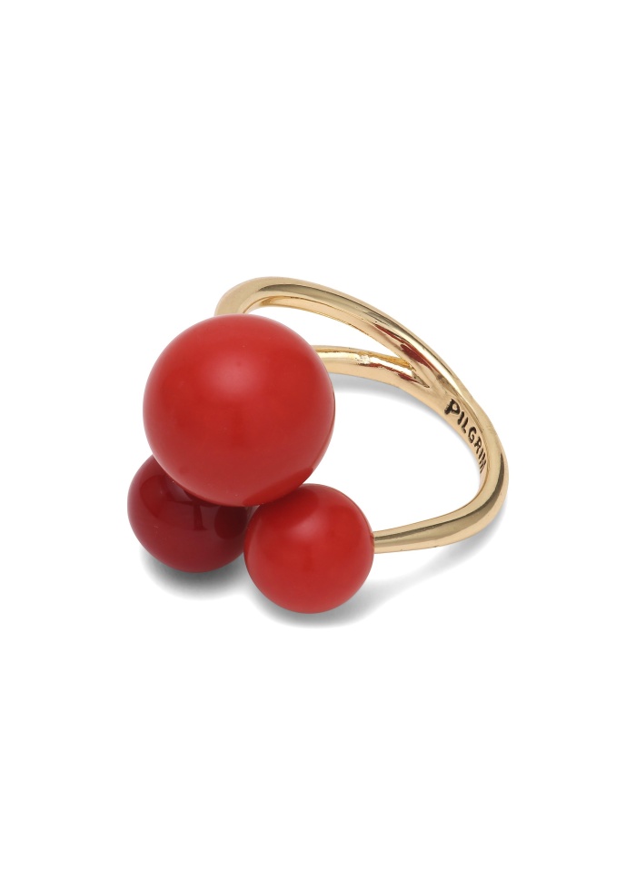 Agnes Gold Plated Ring