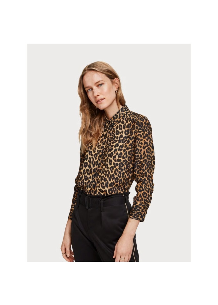 Maison Scotch | Patterned Crepe Shirt