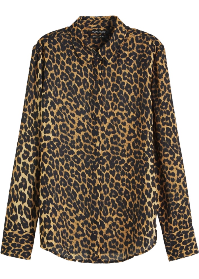 Maison Scotch | Patterned Crepe Shirt