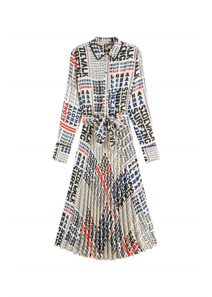 Maison Scotch | Pleated Midi Dress