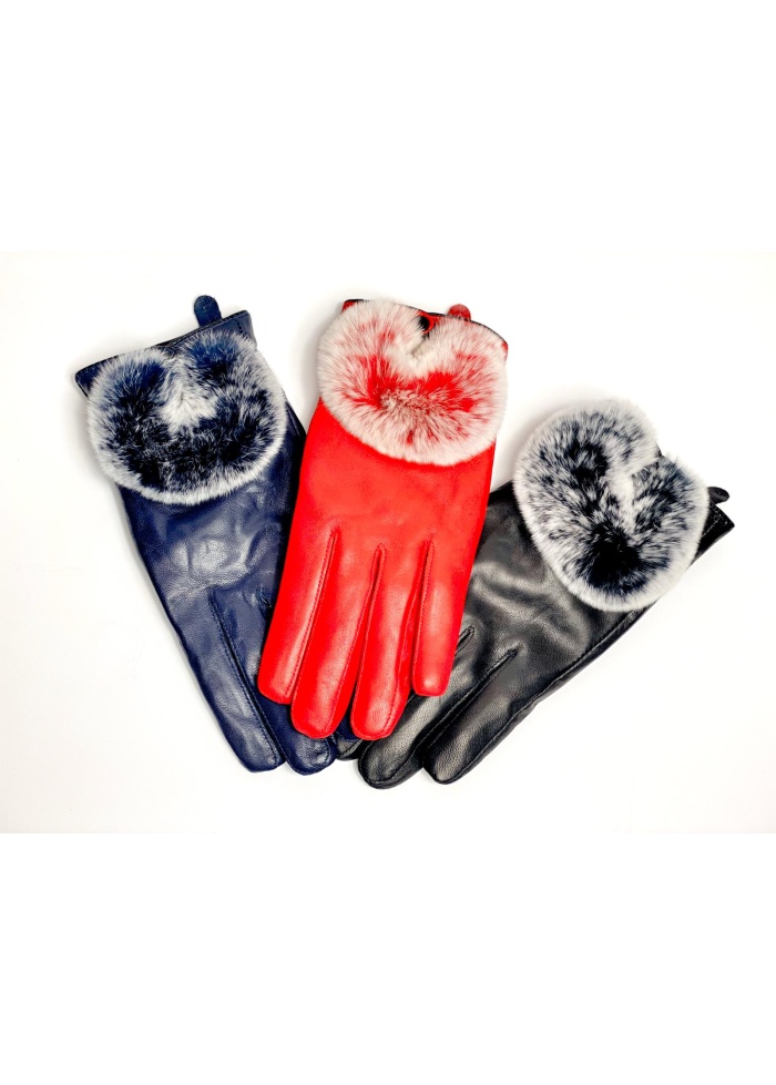 LittleRed | Red Leather Gloves