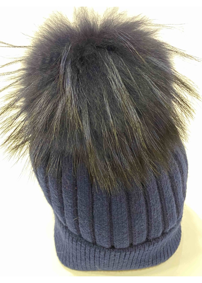 LittleRed | Navy Pom Pom Hat