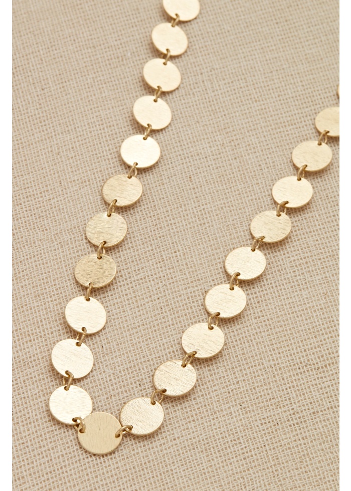 Envy | Gold Disc Necklace