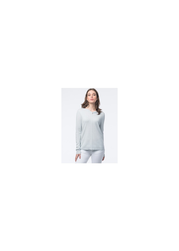 Repeat | Cashmere & Silk Twist Neck Jumper