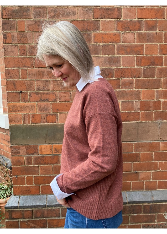Repeat | Cashmere mix boatneck jumper